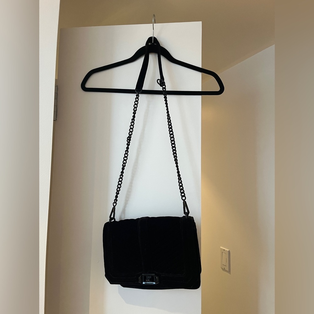 Rebecca Minkoff Black Crossbody Bag with Chain Strap